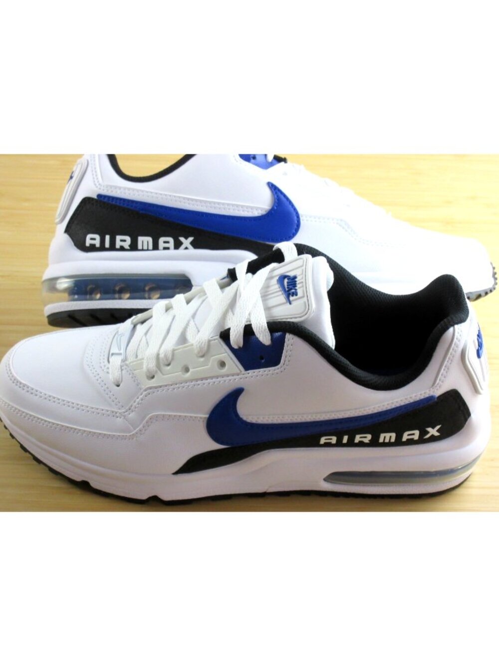 Nike Men's Air Max LTD 3 Running Lifestyle Shoes White Royal Blue Size 11.5